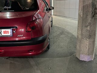 2009 Peugeot 206, красный, 320000 рублей, вид 2