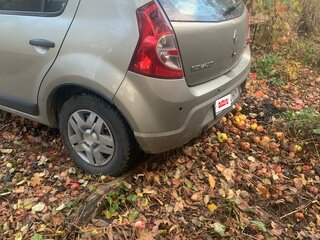 2011 Renault Sandero I, бежевый, 250000 рублей, вид 4