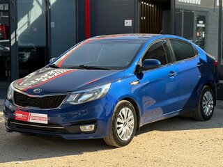 2016 Kia Rio III Рестайлинг, синий, 930000 рублей, вид 4