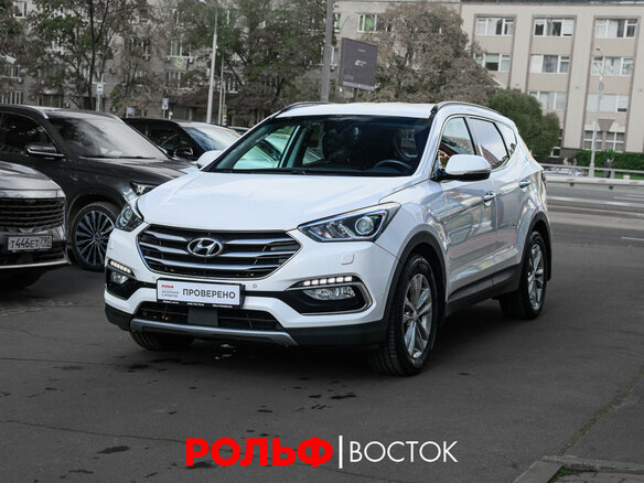 2015 Hyundai Santa Fe III Рестайлинг, белый, 2050000 рублей