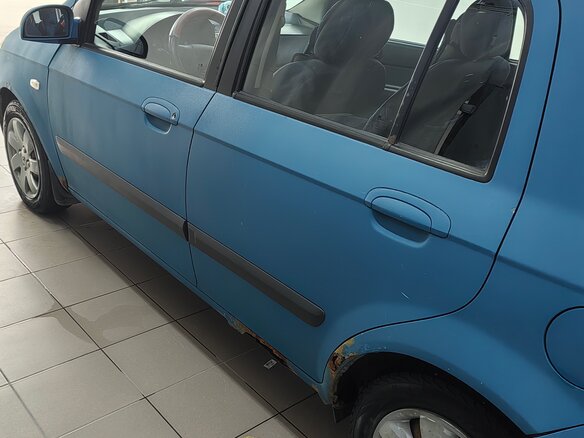 2004 Hyundai Getz I, синий, 280000 рублей - вид 5