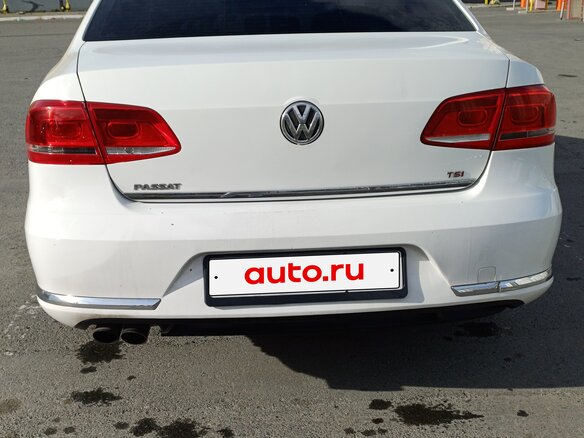 2012 Volkswagen Passat B7, белый - вид 5