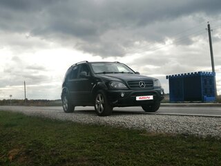 2001 Mercedes-Benz M-Класс 430 I (W163), чёрный, 850000 рублей, вид 1