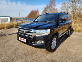2016 Toyota Land Cruiser 200 Series Рестайлинг 2, чёрный, 5480000 рублей, вид 3