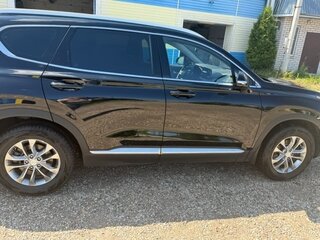 2021 Hyundai Santa Fe IV Рестайлинг, чёрный, 3800000 рублей, вид 4