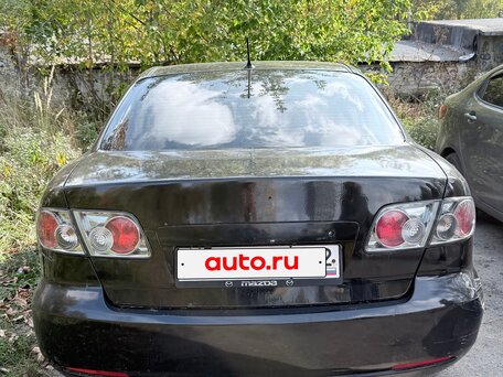 2006 Mazda 6 I (GG) Рестайлинг, чёрный, 160000 рублей, вид 4