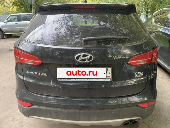 2012 Hyundai Santa Fe III, чёрный, 1760000 рублей - вид 1