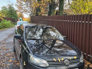 2012 Volkswagen Polo V, чёрный, 650000 рублей, вид 3