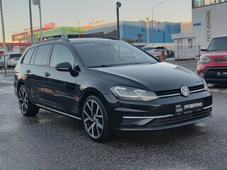 2018 Volkswagen Golf VII Рестайлинг, чёрный, 1820000 рублей, вид 3