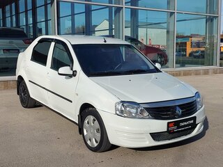 2014 Renault Logan I Рестайлинг, белый, 389000 рублей, вид 4