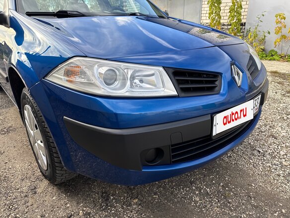 2007 Renault Megane II Рестайлинг, синий, 495000 рублей