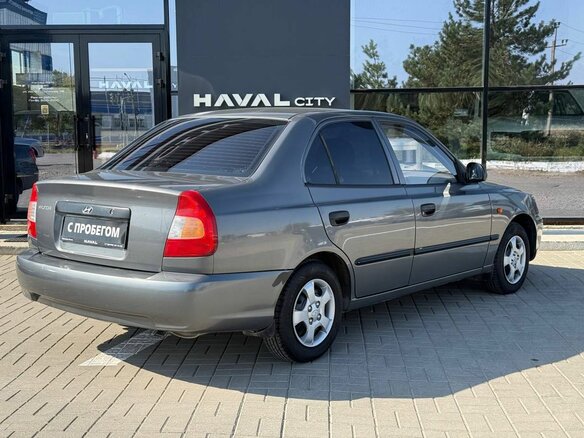 2007 Hyundai Accent ТагАЗ II, серый, 420000 рублей - вид 4