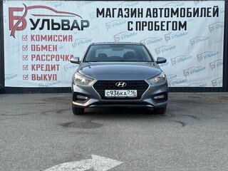 2017 Hyundai Solaris II, серый, 1184000 рублей, вид 2