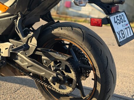 2019 Kawasaki ER-6F (Ninja 650R), оранжевый, 700000 рублей, вид 4