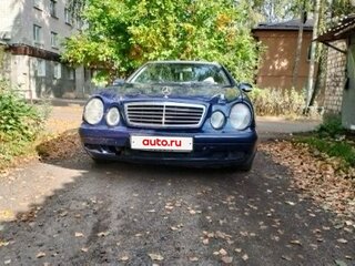 1999 Mercedes-Benz CLK-Класс 200 I (W208) Рестайлинг, синий, 300000 рублей, вид 4