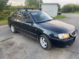 2008 Hyundai Accent ТагАЗ II, чёрный, 350000 рублей, вид 5