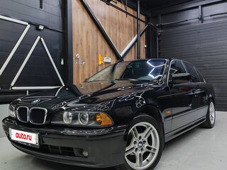 2002 BMW 5 серии 520i IV (E39) Рестайлинг, чёрный, 1650000 рублей, вид 2