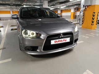 2012 Mitsubishi Lancer X Рестайлинг, серый, 560000 рублей, вид 3