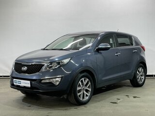 2015 Kia Sportage III Рестайлинг, синий, 1360000 рублей, вид 1