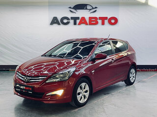 2015 Hyundai Solaris I Рестайлинг, красный, 1255000 рублей, вид 1
