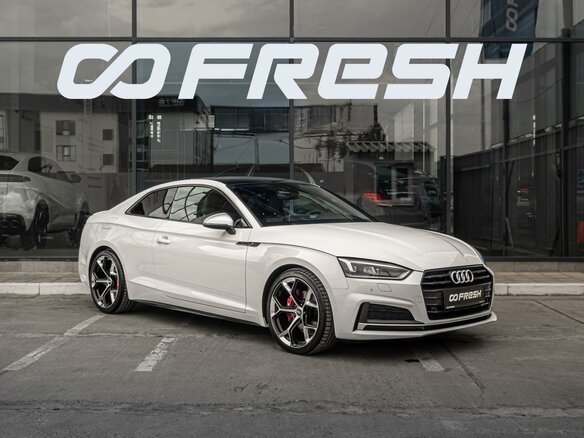 2018 Audi A5 II (F5), белый, 4070000 рублей