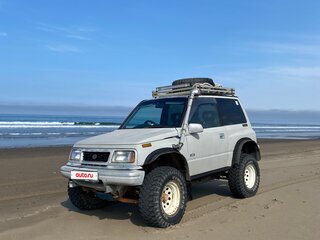 1991 Suzuki Escudo I, серебристый, 350000 рублей, вид 3