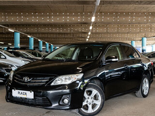 2012 Toyota Corolla X (E140, E150) Рестайлинг, чёрный, 1099000 рублей, вид 1
