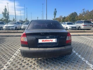 2007 Hyundai Accent ТагАЗ II, чёрный, 349999 рублей, вид 2