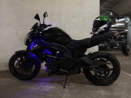 2014 Kawasaki ER-6N, чёрный, 419999 рублей, вид 2