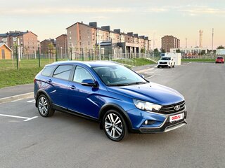 2021 Lada (ВАЗ) Vesta SW Cross I, синий, 985000 рублей, вид 5