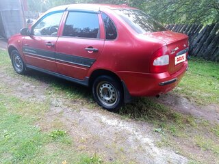2007 Lada (ВАЗ) Kalina I, красный, 175000 рублей, вид 4