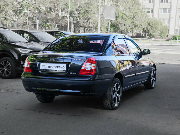2004 Hyundai Elantra III (XD2) Рестайлинг, чёрный - вид 3