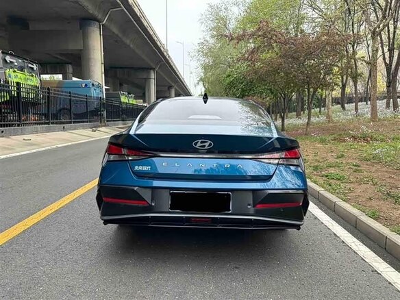 2023 Hyundai Elantra VII (CN7) Рестайлинг, синий, 1176000 рублей - вид 4