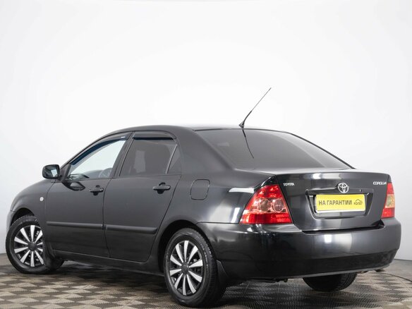 2005 Toyota Corolla IX (E120, E130) Рестайлинг, чёрный - вид 3