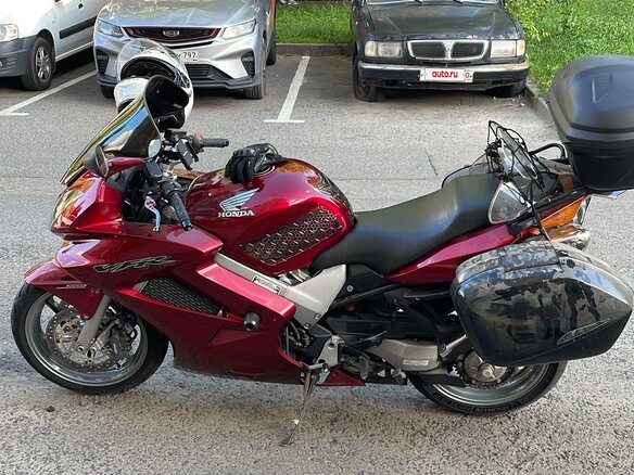 2004 Honda VFR 800, красный, 500000 рублей - вид 15