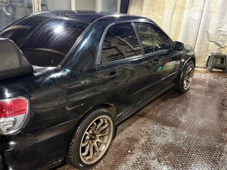 2006 Subaru Impreza WRX II Рестайлинг 2, чёрный, 1300000 рублей, вид 4