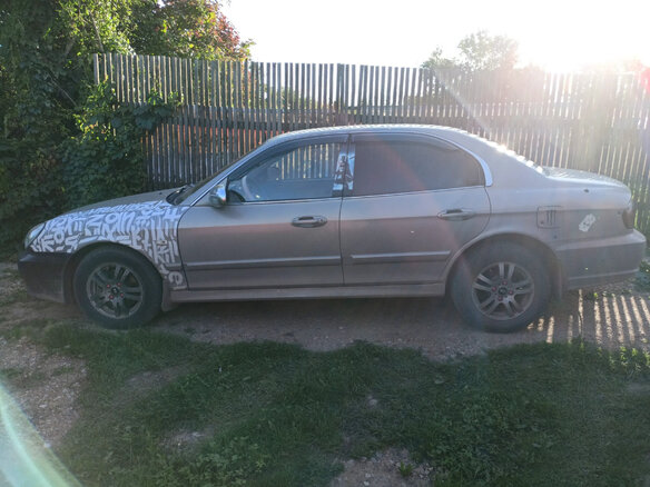 2008 Hyundai Sonata ТагАЗ IV (EF) Рестайлинг, бежевый, 320000 рублей - вид 3