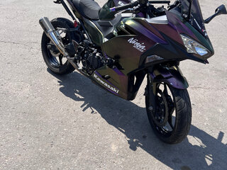 2019 Kawasaki Ninja 400, фиолетовый, 550000 рублей, вид 4