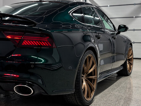 2016 Audi RS 7 Sportback performance I (4G) Рестайлинг, зелёный, 5300000 рублей, вид 1