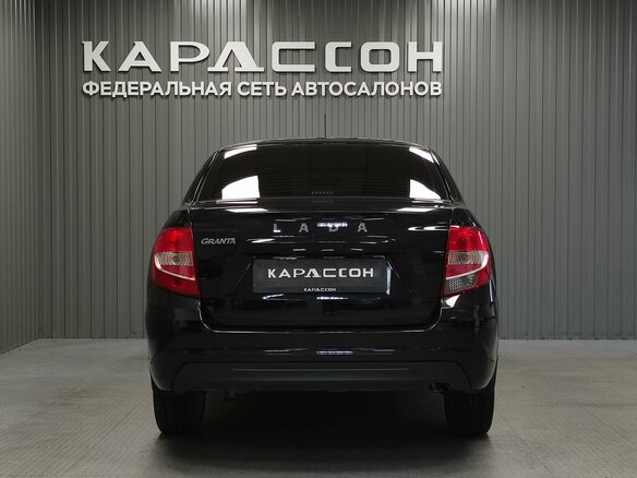 2022 Lada (ВАЗ) Granta I Рестайлинг, чёрный, 643000 рублей - вид 3