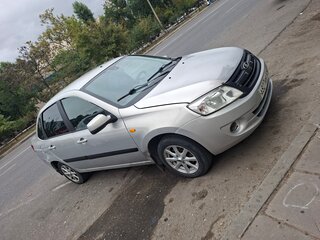2013 Lada (ВАЗ) Granta I, серебристый, 225000 рублей, вид 2