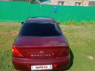2006 Kia Spectra I Рестайлинг 2, красный, 190000 рублей, вид 5