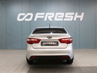2014 Kia Rio III, серебристый, 1060000 рублей, вид 4