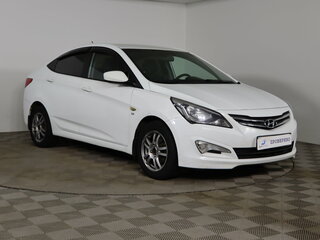 2016 Hyundai Solaris I Рестайлинг, белый, 1069990 рублей, вид 3
