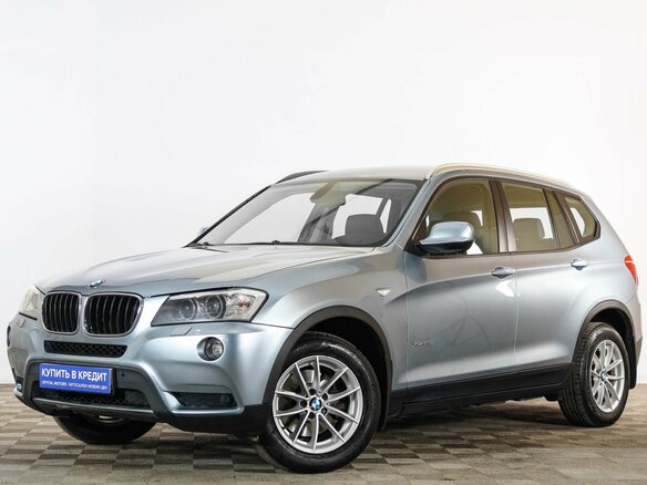 2012 BMW X3 20i xDrive II (F25), голубой, 1779000 рублей - вид 2