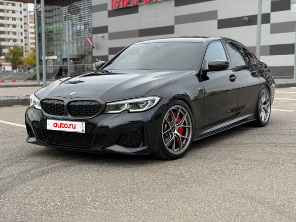 2019 BMW 3 серии M340i xDrive VII (G2x), чёрный, 5900000 рублей