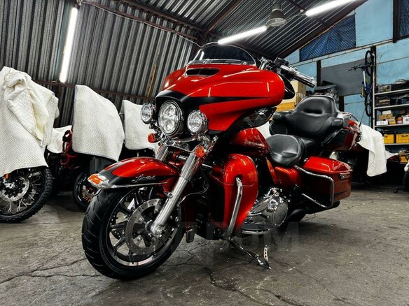 2018 Harley-Davidson Electra Glide, оранжевый, 1880000 рублей - вид 1
