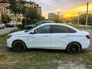 2020 Lada (ВАЗ) Vesta CNG I, белый, 710000 рублей, вид 2