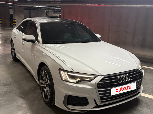 2021 Audi A6 45 TFSI V (C8), белый, 4800000 рублей - вид 2