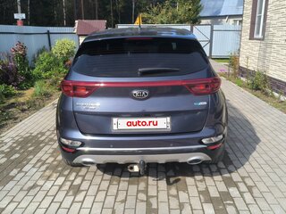 2018 Kia Sportage IV Рестайлинг, синий, 2300000 рублей, вид 4